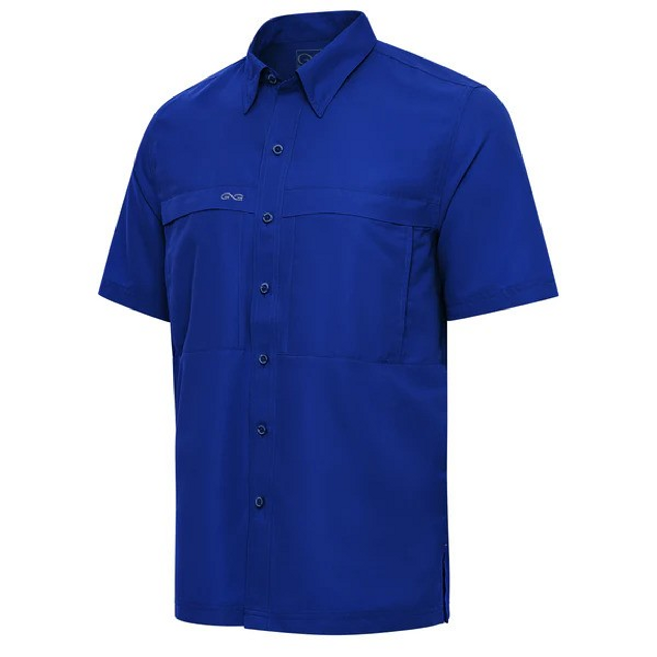 Magellan shirt men 3XL Relaxed Fit Stain Resistant Blue Button