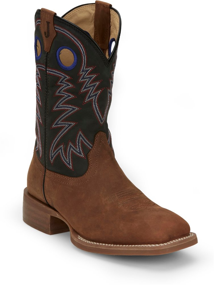 SHOW STOPPER BROWN COWHIDE FN7121 JUSTIN