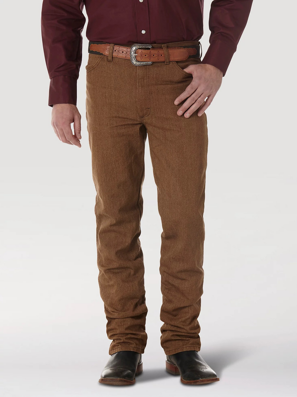 cowboy cut dress pants Cody James Men's Durango Dress Pants Tan / 36 30