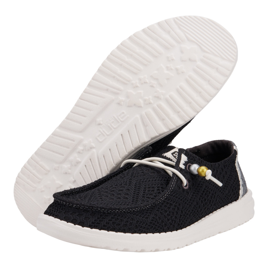 WENDY BOHO CROCHET BLACK 41040-001 HEY DUDE