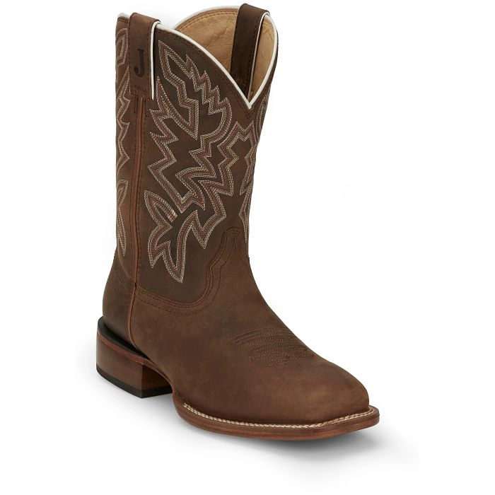 JACKPOT BROWN COWHIDE FN7012 JUSTIN