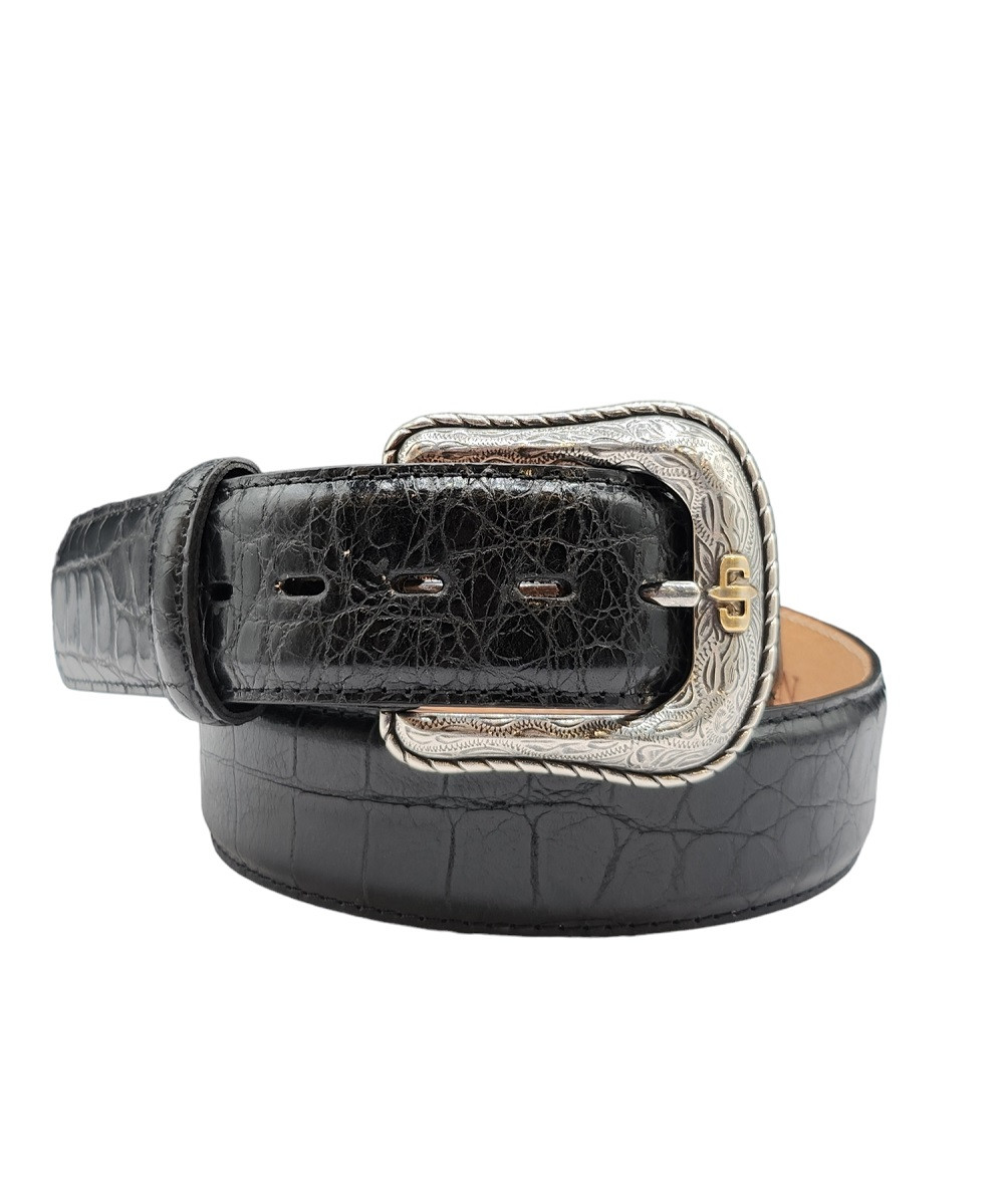 BLACK CROCODILE EMBOSSED 9900500-001 STETSON