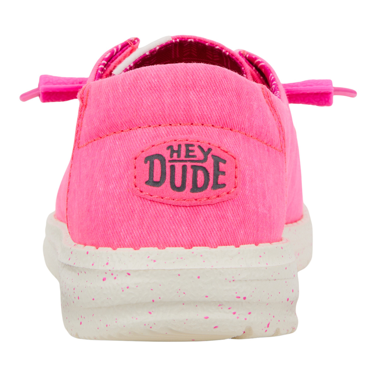 WENDY STRETCH CANVAS PINK 40902-676 HEY DUDE