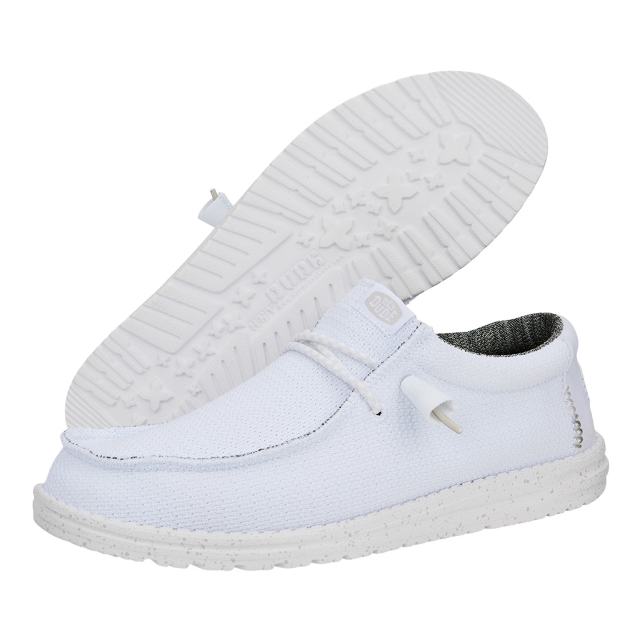 Hey Dude Wally Sport Mesh 10 Men's White
