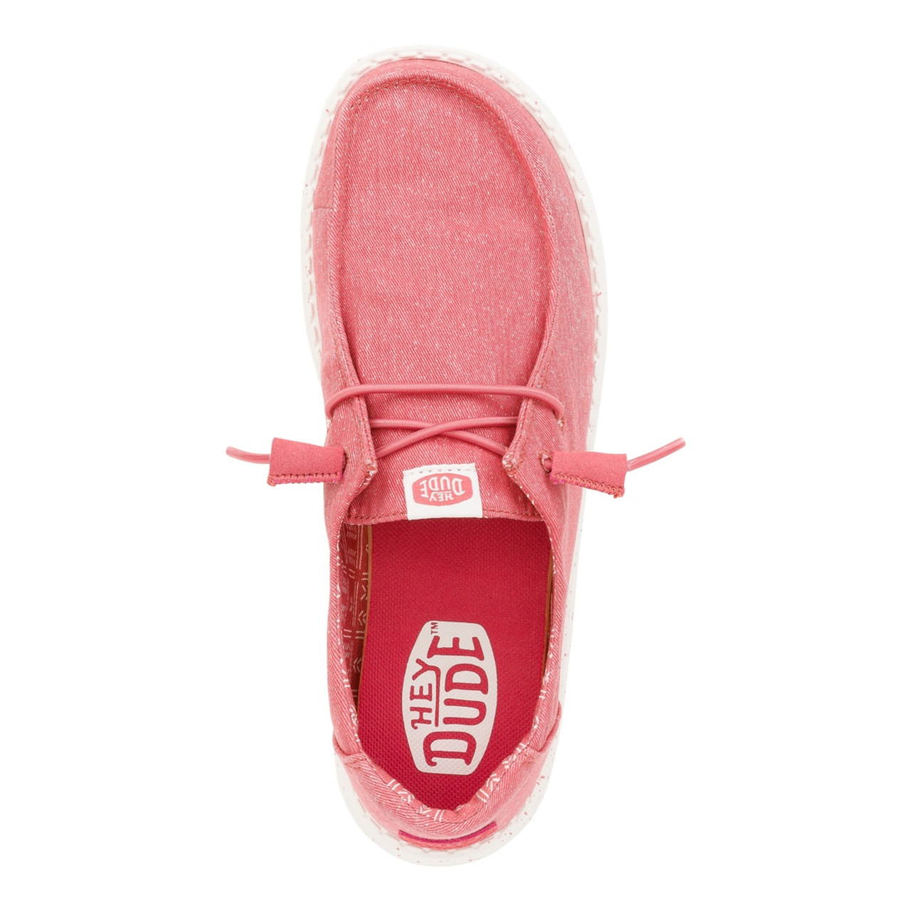 WENDY STRETCH WASHED RED 40902-6ZJ HEY DUDE