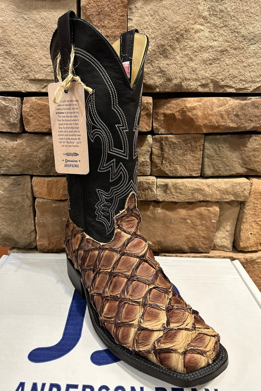 CIGAR MATTE BIG BASS BLACK 340317 ANDERSON BEAN BOOT