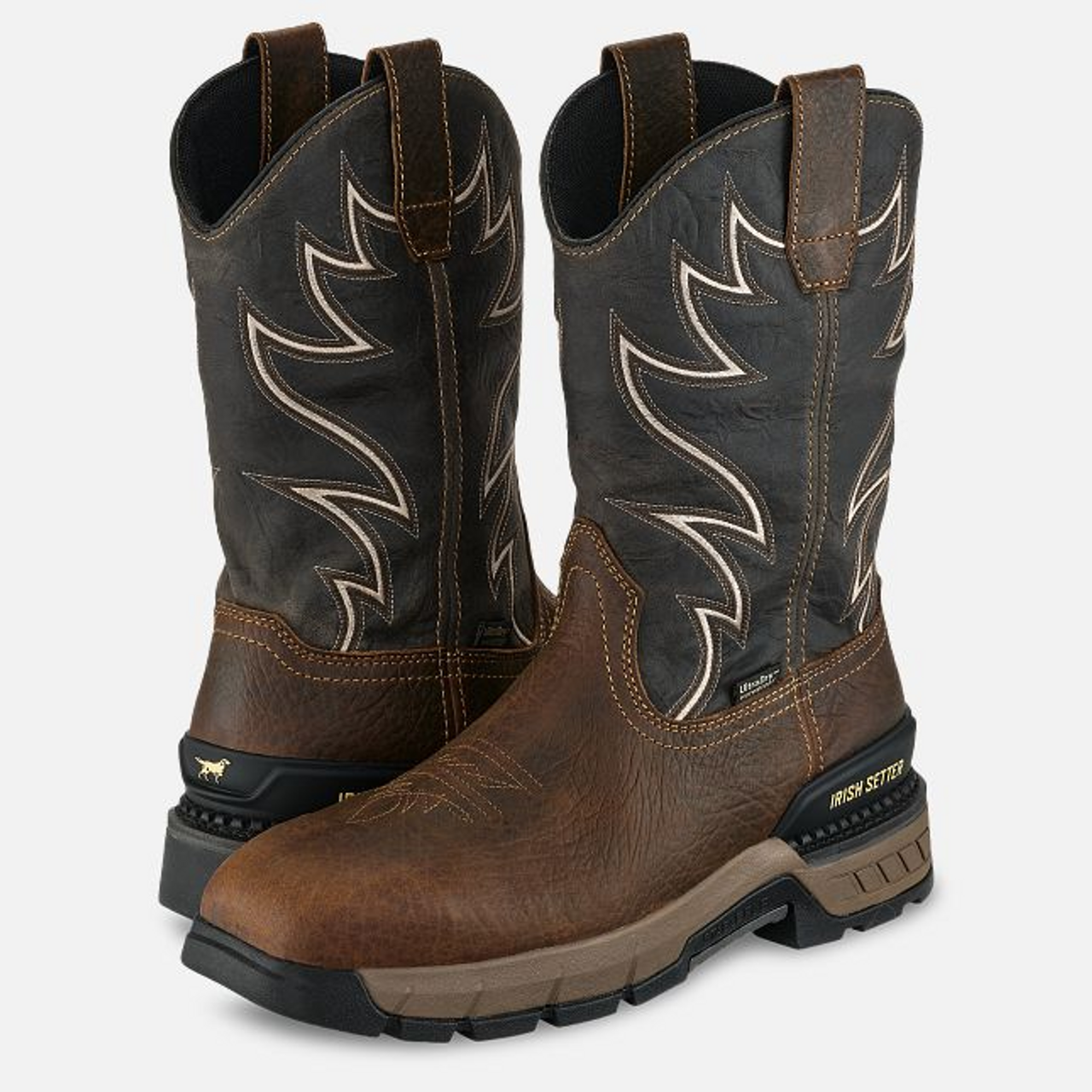 Red wing square toe cowboy boots sales