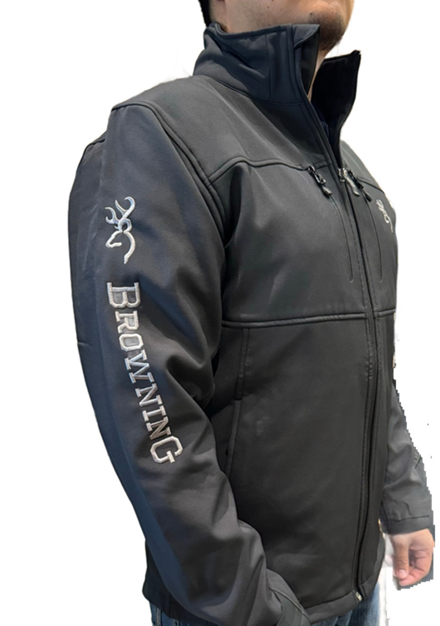 LOGO SOFTSHELL BLACK SILVER 30402499 BROWNING