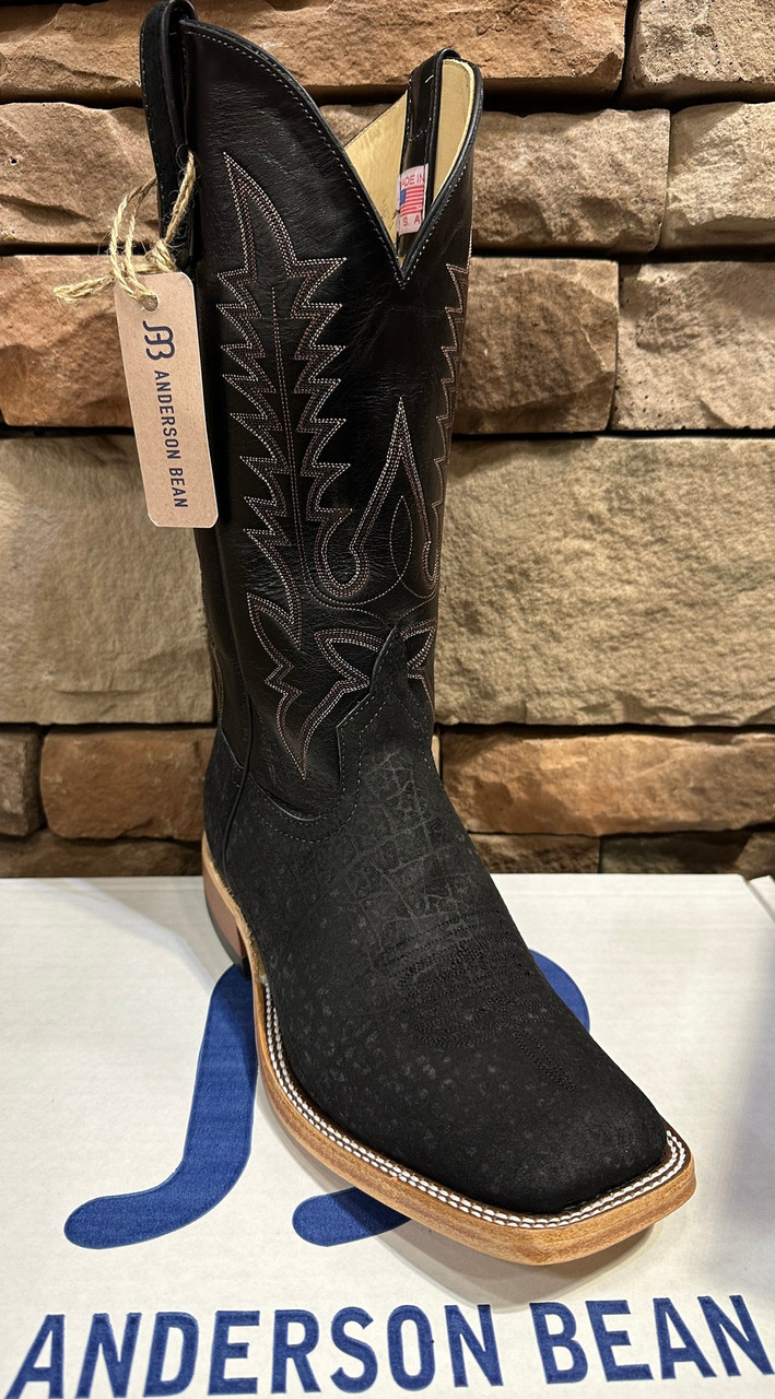 EXOTIC HUNGRY HIPPO BLACK 341047 ANDERSON BEAN BOOT