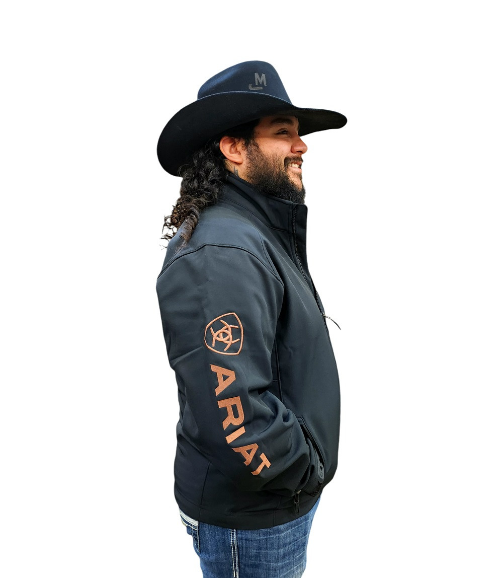 LOGO SOFTSHELL BLACK/COPPER 10058666 ARIAT
