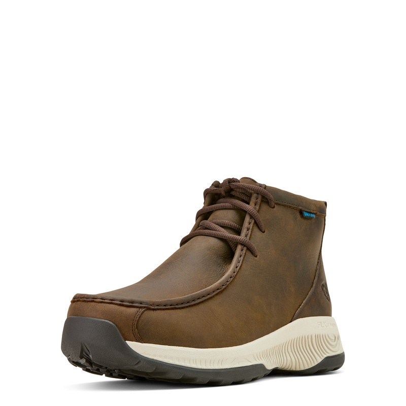 NEW ARIAT men\'s spitfire all terrain waterproof shoe in dark coffee ARIAT MENS SPITFIRE ALL TERRAIN WESTERN BROWN  main image 4