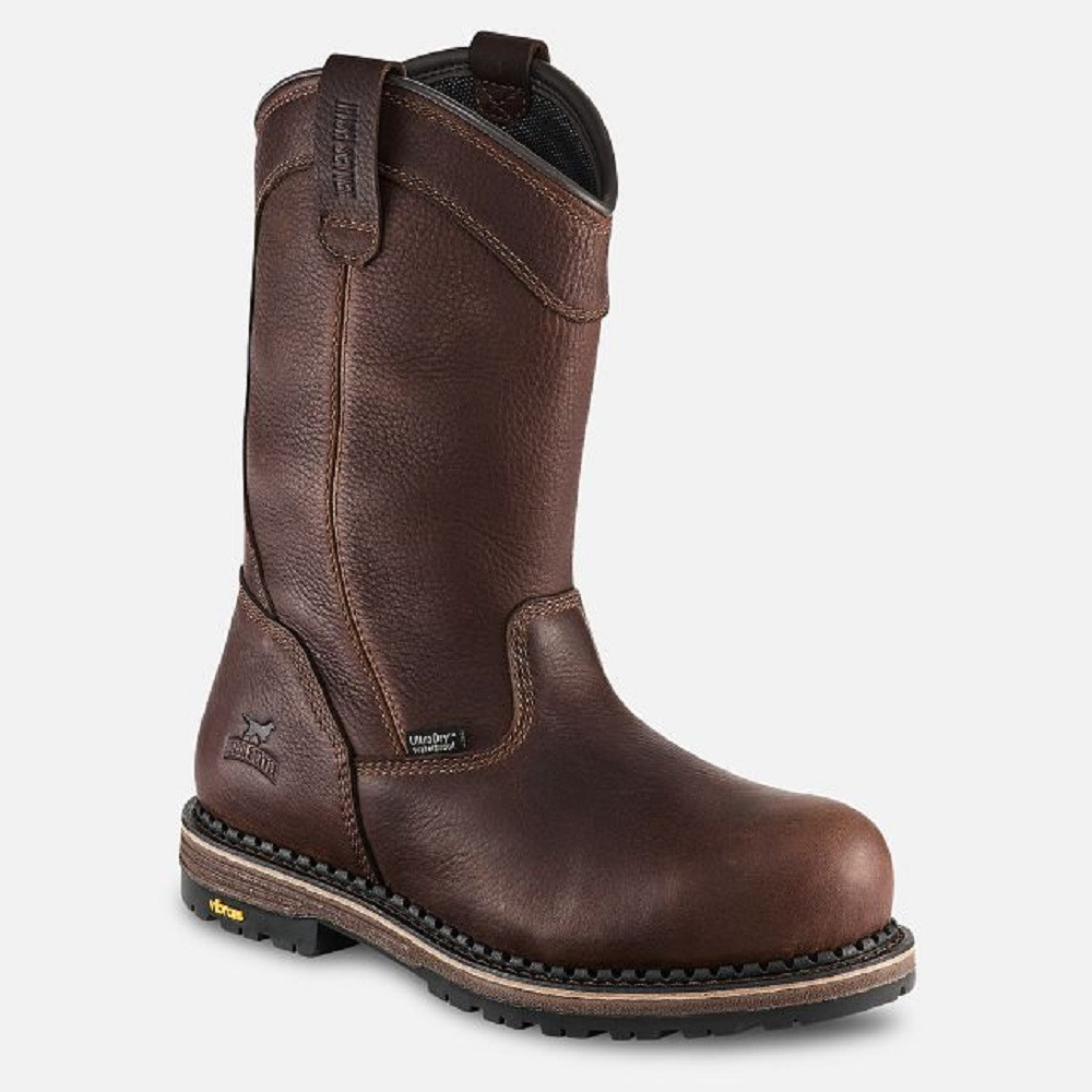 EDGERTON BROWN SAFETY TOE WP 83988 REDWING IRISH SETTER