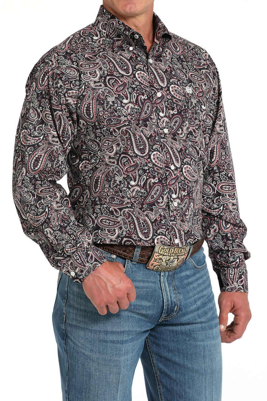 BLACK PAISLEY PRINT MTW1105910 CINCH BLACK PAISLEY PRINT MTW1105910 CINCH