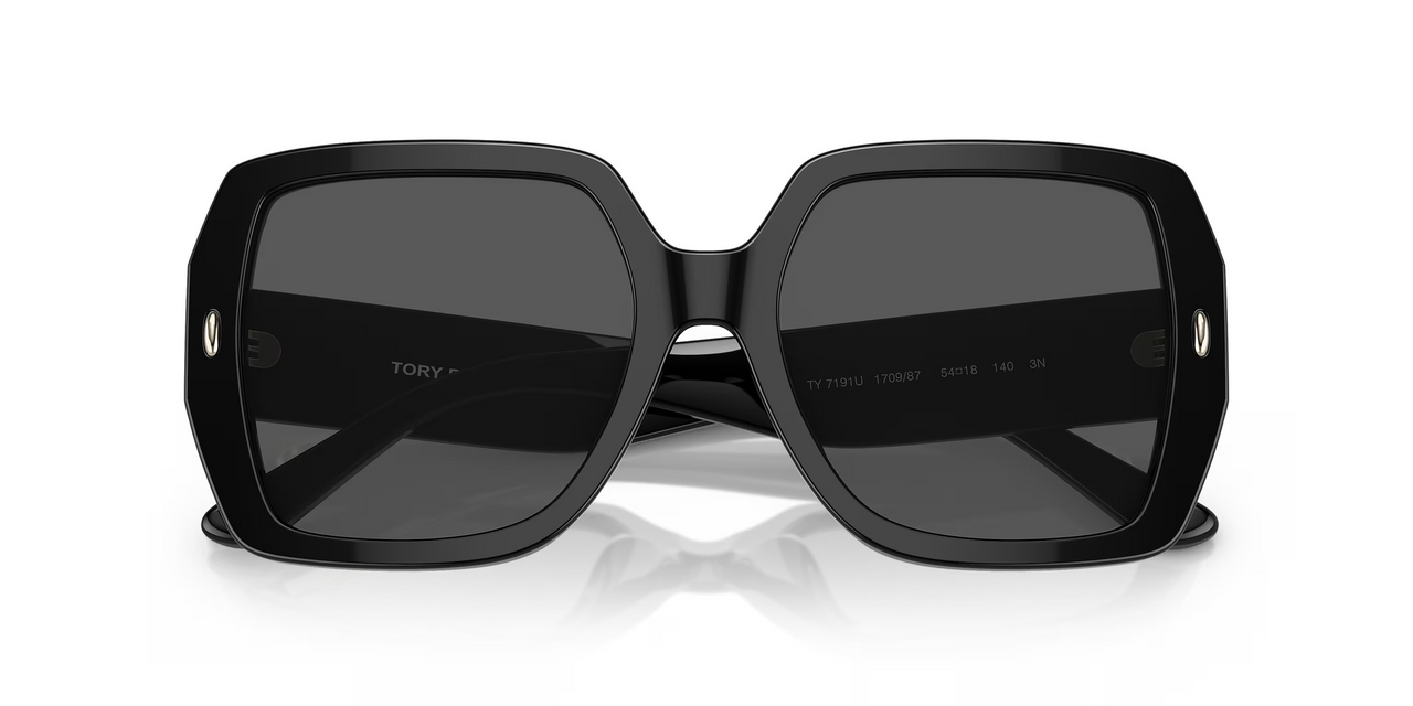 MILLER SQUARE BLACK SOLID GREY 7191U170987 TORY BURCH