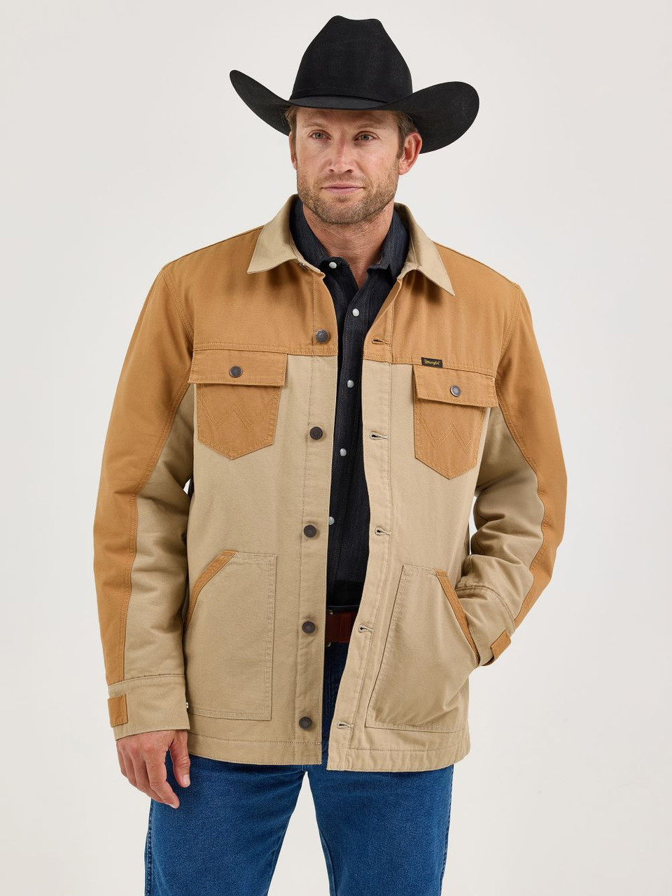 MIXED CANVAS CHORE COAT 112367621 WRANGLER
