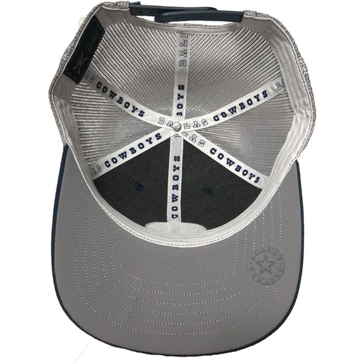 Men's Dallas Cowboys HOOey Gray/White Flex Hat