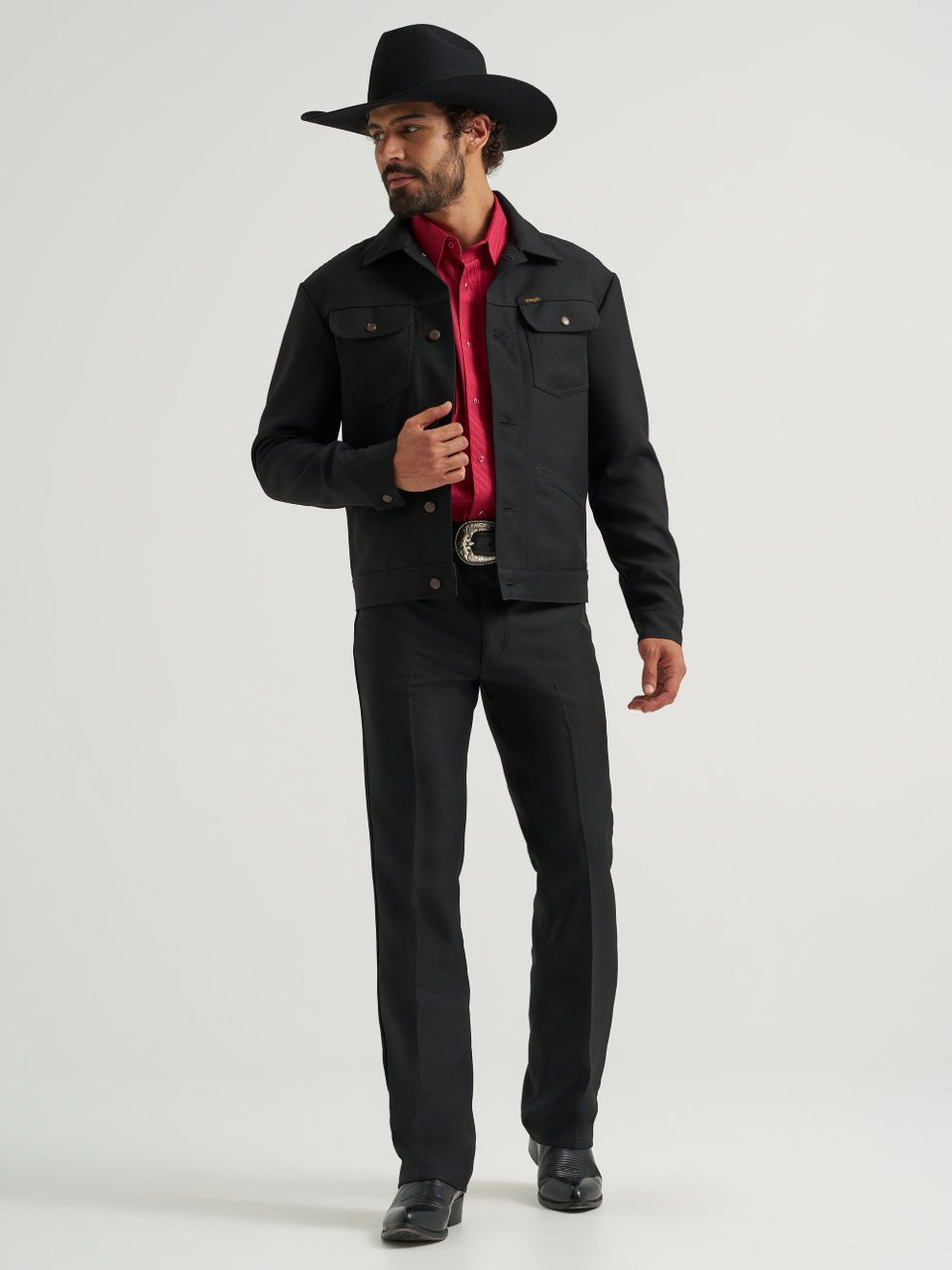 WRANCHER JACKET-BLACK 112373647 WRANGLER