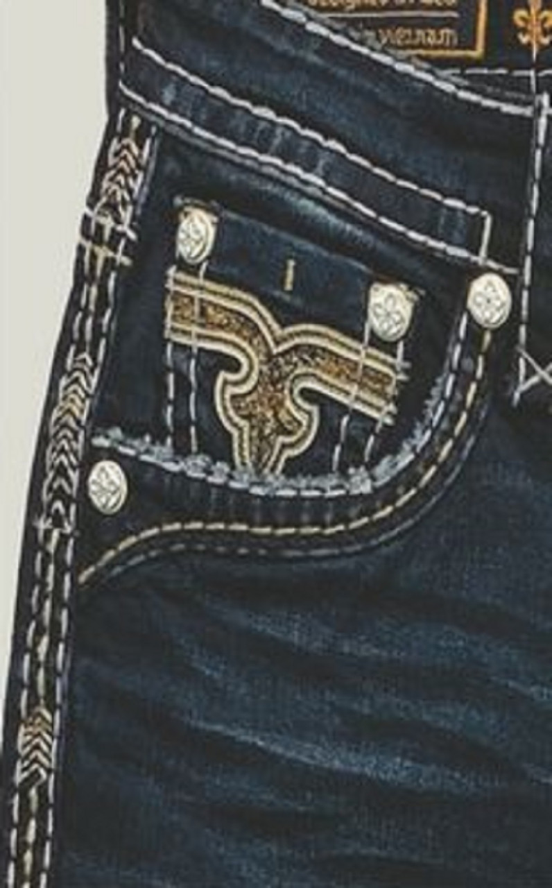 SAMUEL J204 DARK WASH STRAIGHT RP5643J204R ROCK REVIVAL