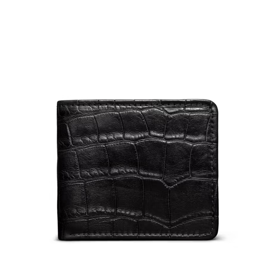 ALLIGATOR BILLFOLD MIDNIGHT 30091MID TECOVAS