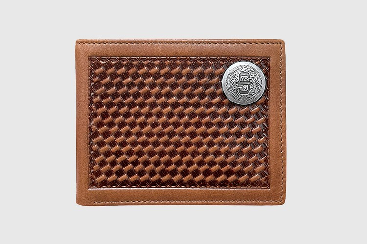 BI-FOLD BASKETWEAVE BROWN 9811002-200 STETSON