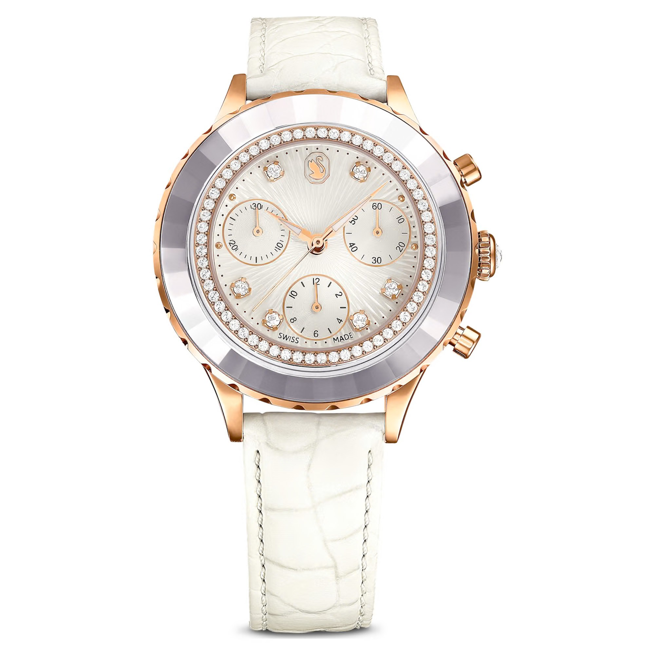 Swarovski Octea Classica Stainless Steel / Gold Plated Ladies\' Watch Octea Nova Watch by Swarovski available at Talisman  main image 3