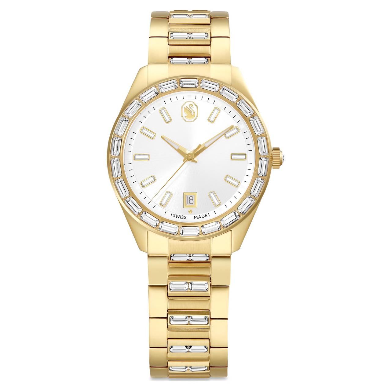 Swarovski ゴールド 時計 MATRIX DATE GOLD TONE 5745534 SWAROVSKI