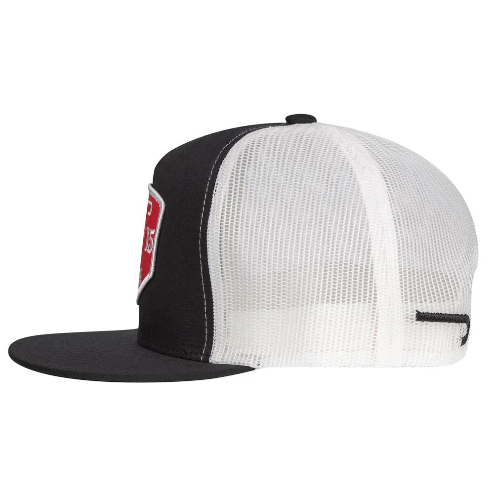 Ranch & Corral Classic 34 Snapback Cap – Adjustable, Cotton Mesh, Embroidered Mandala Design, Black