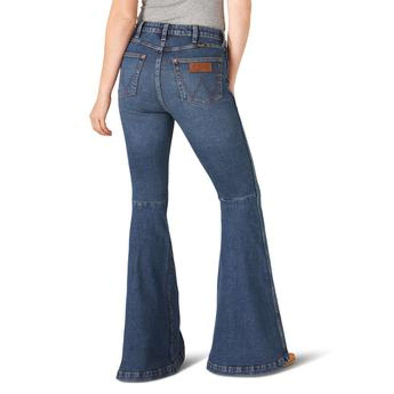 Wrangler, Jeans, Wrangler Womens Retro The Green Trumpet Flare In Page  Size28x32 High Rise Nwt