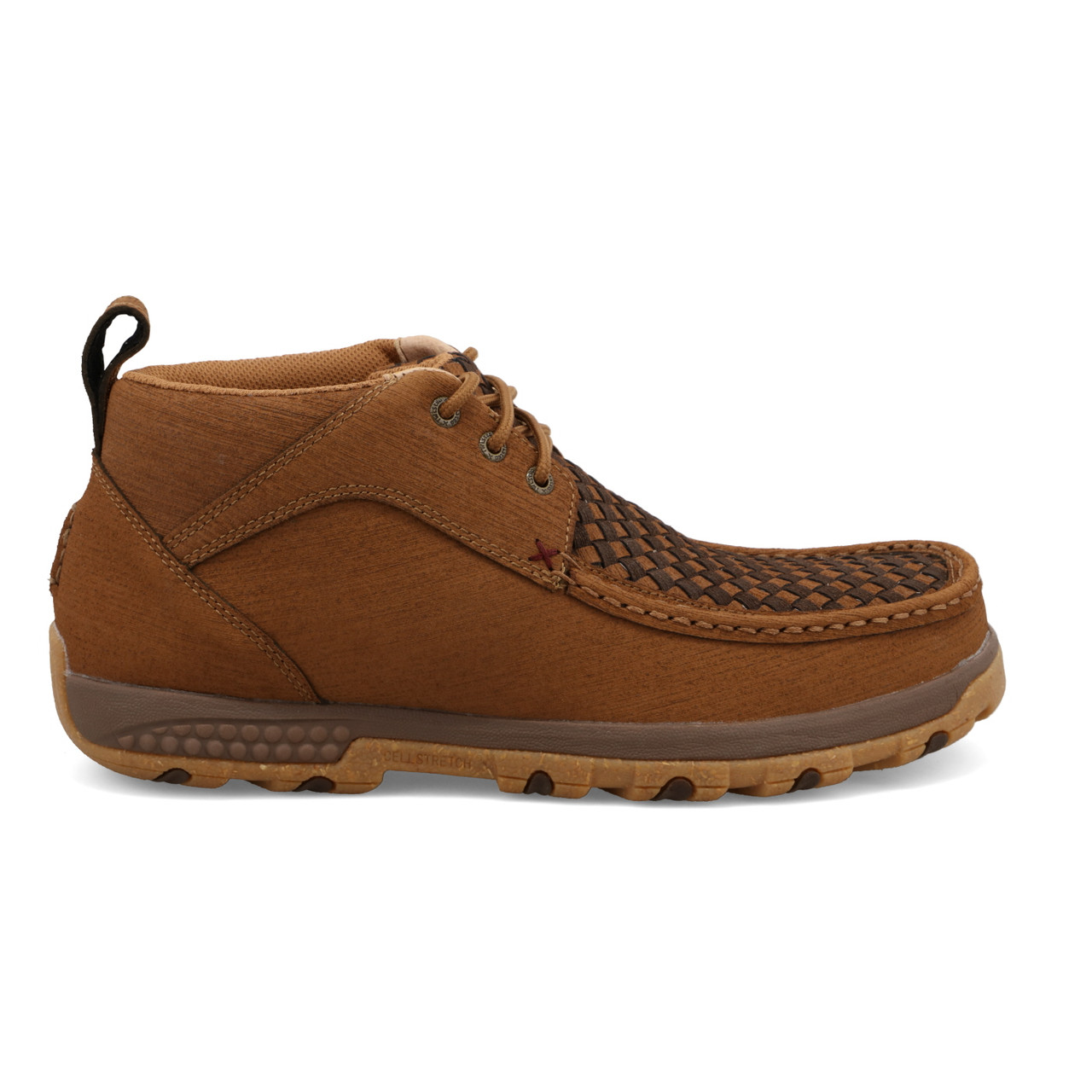 CHUKKA DRIVING MOC CLAY COCOA MXC0012 TWISTED X