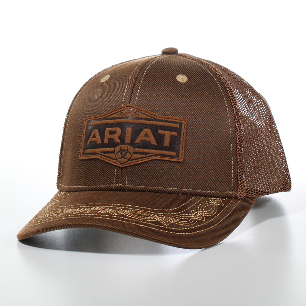 Ariat Men's Vintage Logo Brown Cap