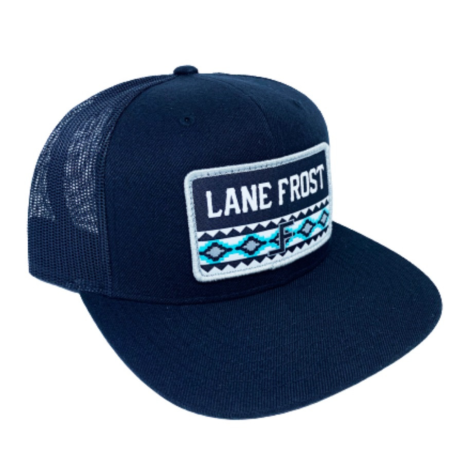 BLACK AZTEC PRINT PATCH HUSTLER LANE FROST