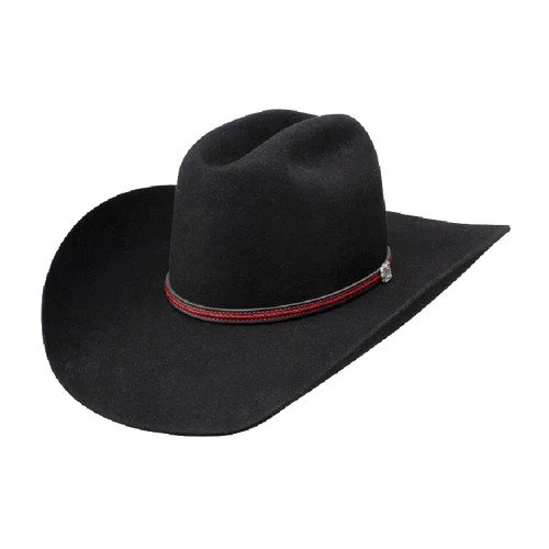 RESISTOL MUSTANG TRAIL 3X BLACK - HATS WOOLS  - RWMSTR-RB4207
