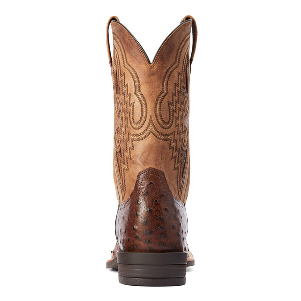 ARIAT DAGGER FULL QUILL OSTRCH TABAC - BOOT MENS WESTERN - 10042475