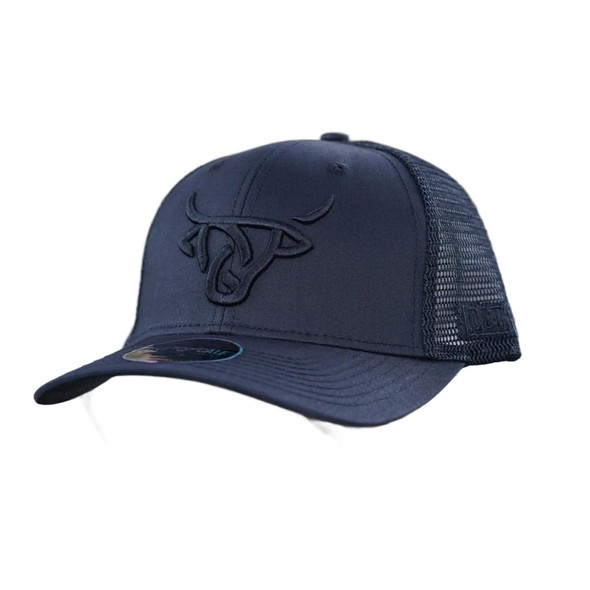 LOST CALF BLACK 3D STITCH LOGO - HATS CAP  - CUERVO