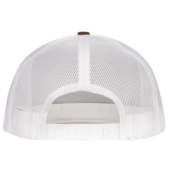 LAZY J RANCH WEAR BROWN WHITE 4' SHOWTIME PATCH - HATS CAP  - BRNWHT4SHOW