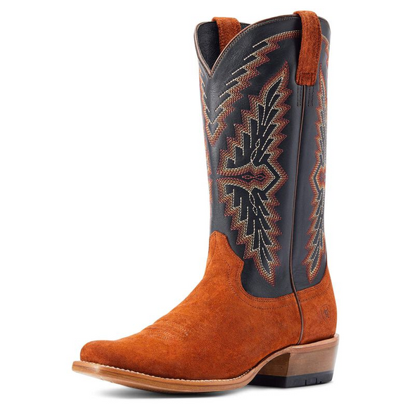 ARIAT SHOWMAN DARK COPPER ROUGHOUT - BOOT MENS WESTERN - 10044524