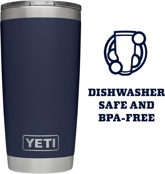 YETI 20 OZ RAMBLER NAVY - ACCESSORIES CUP  - 21070060029