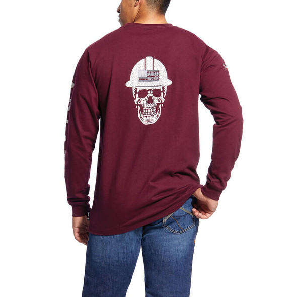 ARIAT FR ROUGHNECK SKULL LOGO T - FR SHIRT COR - 10026435
