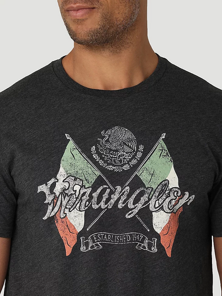 WRANGLER MEXICAN FLAG GRAPHIC T-SHIRT - MENS TEE  - 112325777
