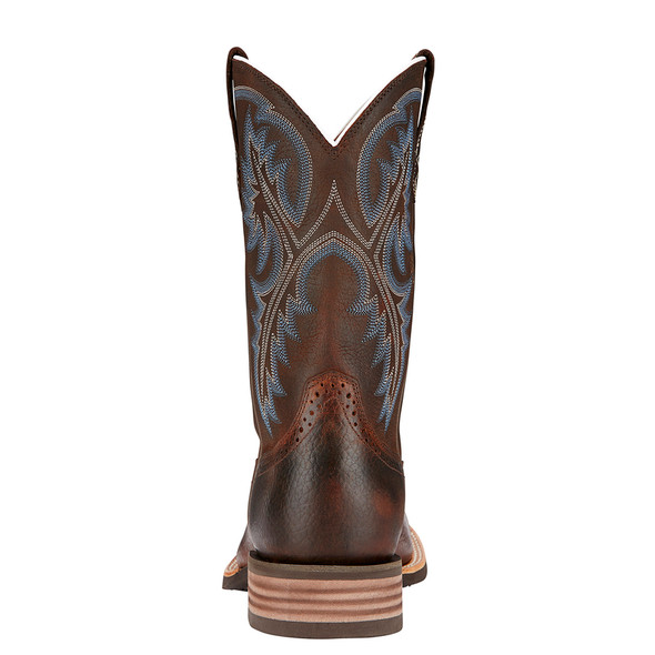 ARIAT QUICKDRAW BROWN OILED ROWDY - BOOT MENS WESTERN - 10006714
