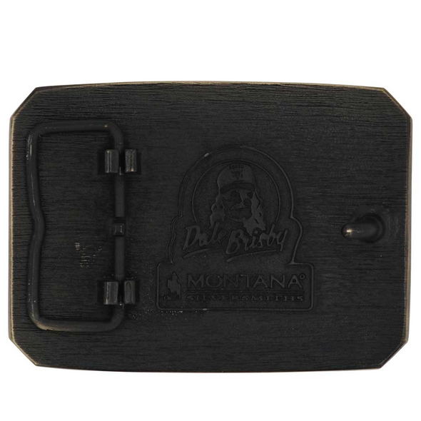 ATTITUDE BY MONTANA SILVERSMITHS DALE BRISBY JUST RODEOIN - ACC BUCKLE  - A925CDB