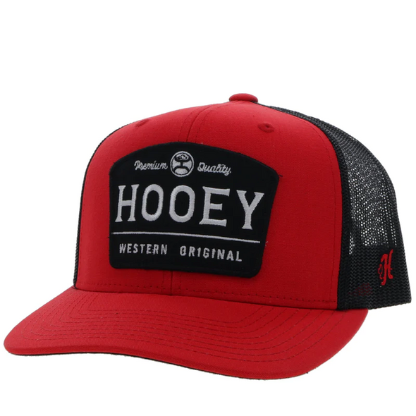 HOOEY TRIP RED BLACK MESH - HATS CAP  - 2308T-RDBK