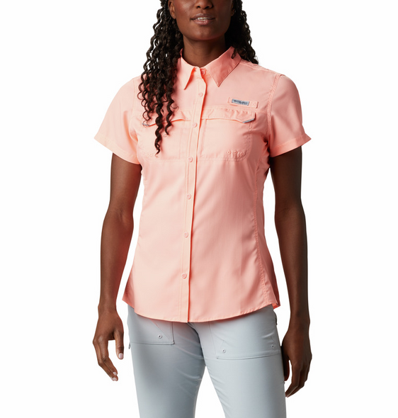 COLUMBIA LADIES LO DRAG TIKI PINK - LADIES SHIRT  - 1655821884