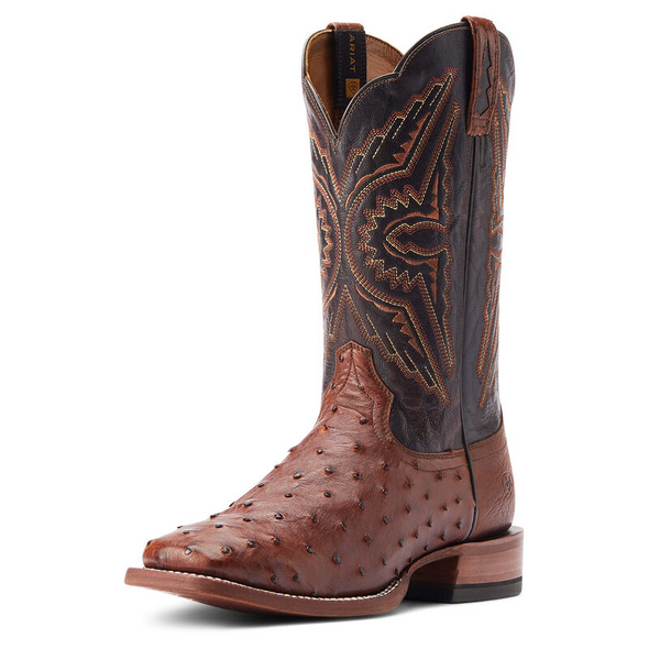 ARIAT BRONCY CINN FULL QUILL OSTRICH - BOOT MENS WESTERN - 10044576