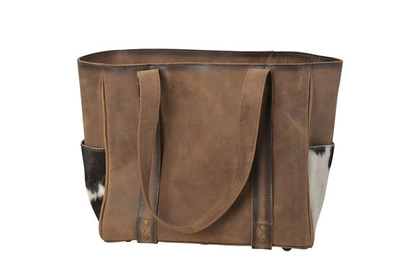 STS RANCHWEAR CLASSIC COWHIDE TRINITY TOTE - LADIES PURSES  - STS30804