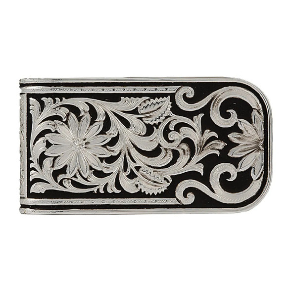 MONTANA SILVERSMITHS LEATHER BITTERROOT MONEY CLIP - ACCESSORIES OTHER  - MCL27