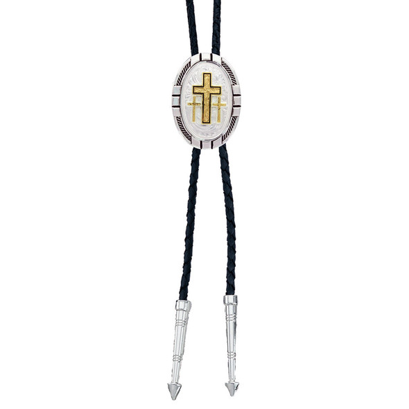 MONTANA SILVERSMITHS TRIPLE CROSS BOLO TIE - ACCESSORIES OTHER  - BT26-855