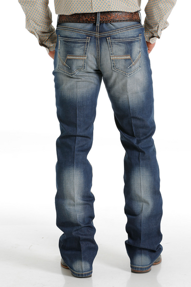 Cinch Men's Ian Western Bootcut Jeans Indigo 26W x 36L at