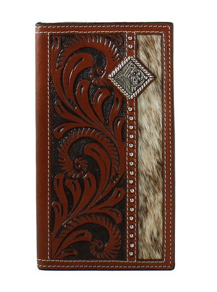 3-D BELT CALF HAIR CONCHO RODEO BROWN - ACCESSORIES WALLET  - D250006602