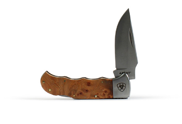 ARIAT 4 1/8' MUSKRAT BROWN - ACC KNIVES  - A710011002